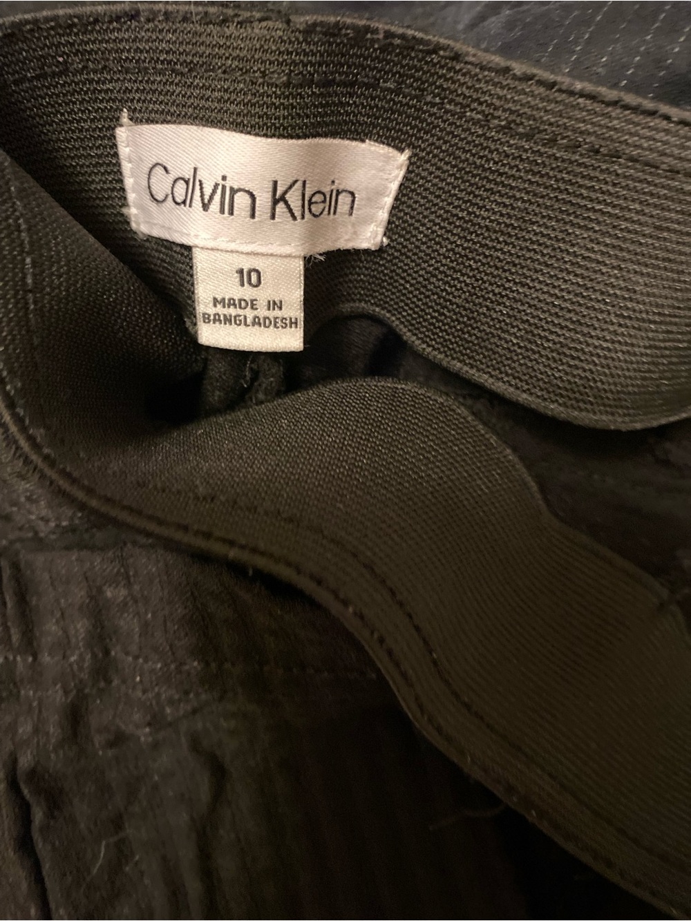 Calvin Klein Ladies Black stretch Pants